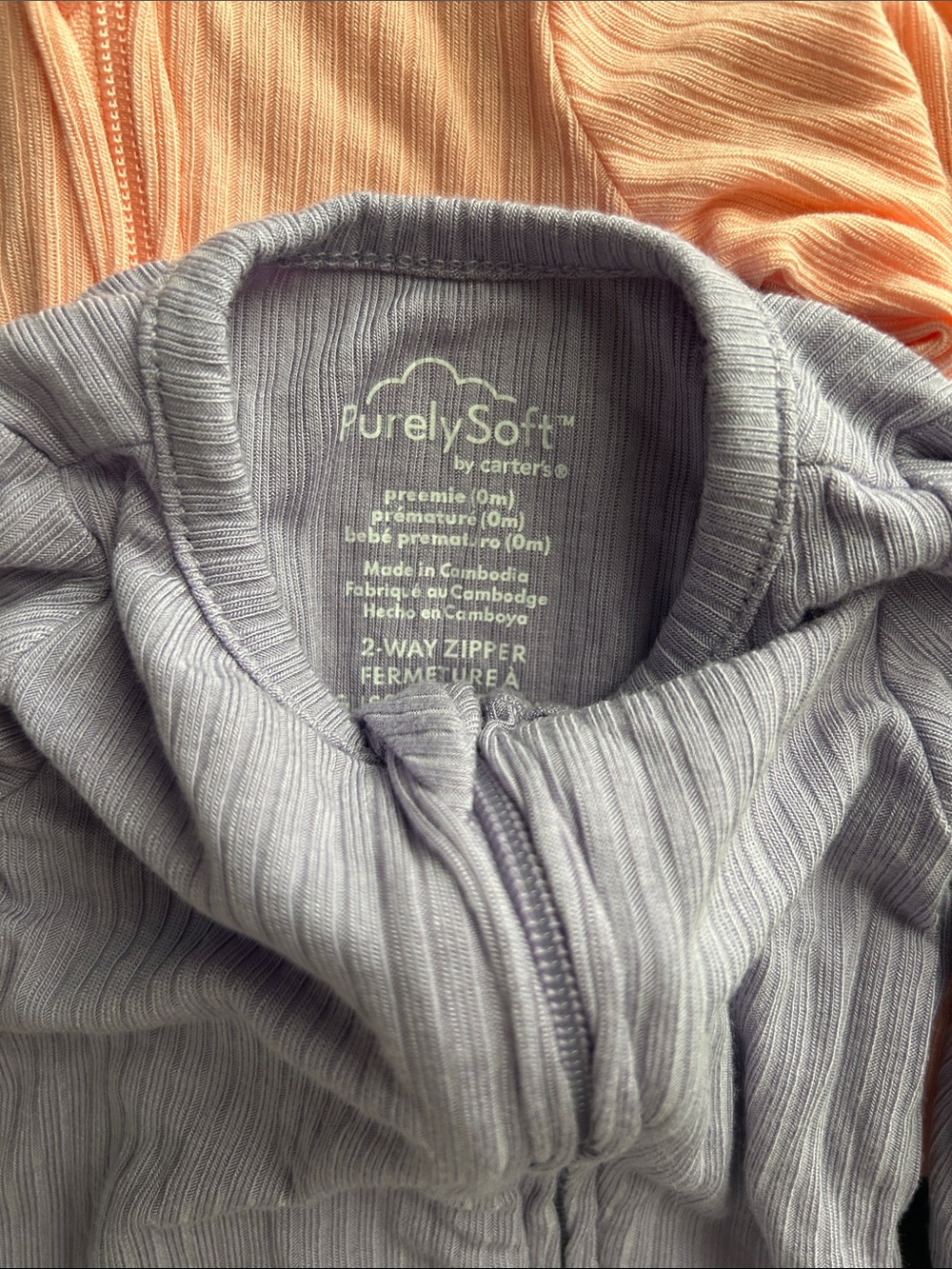 Carter's Ribbed Baby Pajama Set - Picture 2 of 3
